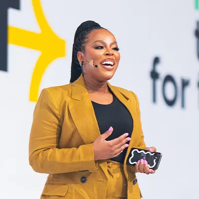 Dimpho Lekgeu event emcee